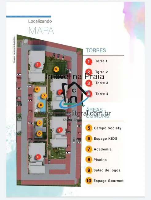 Foto 9 de Apartamento com 2 quartos à venda, 56m2 em Caraguatatuba - SP