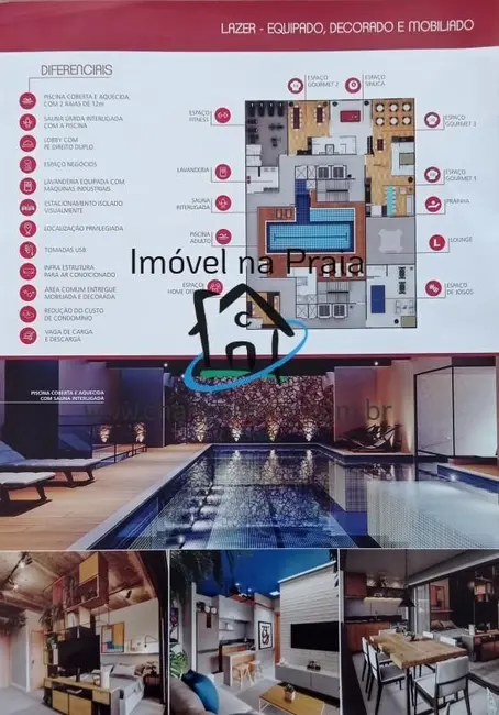 Foto 4 de Apartamento com 1 quarto à venda, 38m2 em Praia das Palmeiras, Caraguatatuba - SP