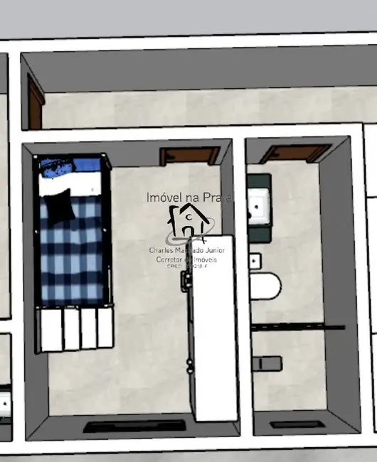 Foto 3 de Casa com 2 quartos à venda, 56m2 em Jardim das Gaivotas, Caraguatatuba - SP