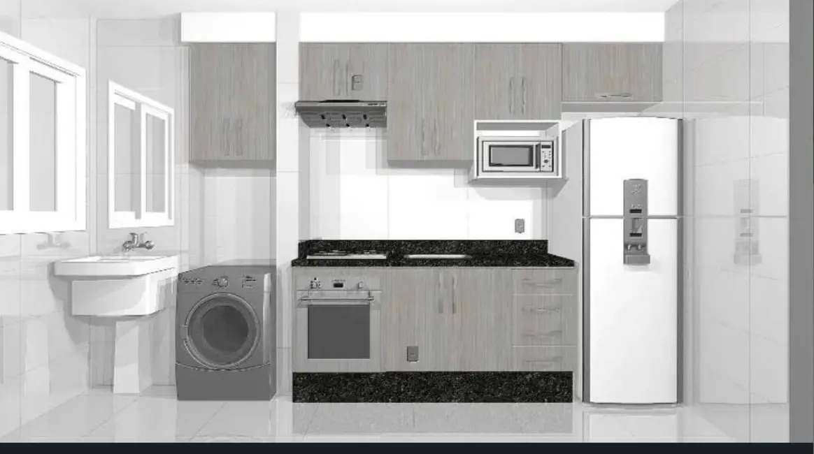 Foto 9 de Apartamento com 2 quartos à venda, 44m2 em Canhema, Diadema - SP