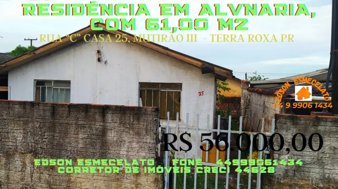 Casa com 2 quartos à venda, 242m2 em Terra Roxa - PR - imagem 3 Foto 3 de Casa com 2 quartos à venda, 242m2 em Terra Roxa - PR