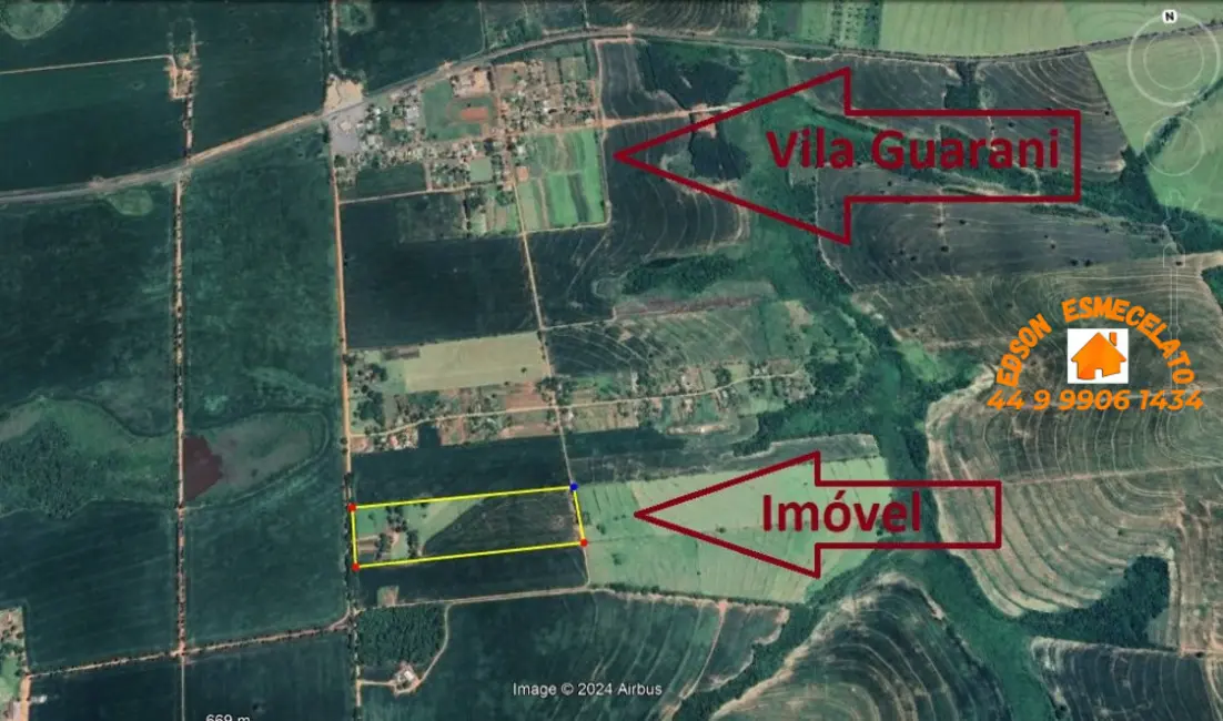 Foto 1 de Fazenda / Haras com 3 quartos à venda, 11m2 em Terra Roxa - PR