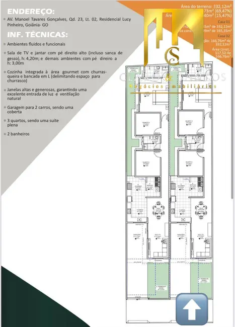Casa com 3 quartos à venda, 167m2 em Vila Lucy, Goiania - GO - imagem 6 Foto 6 de Casa com 3 quartos à venda, 167m2 em Vila Lucy, Goiania - GO