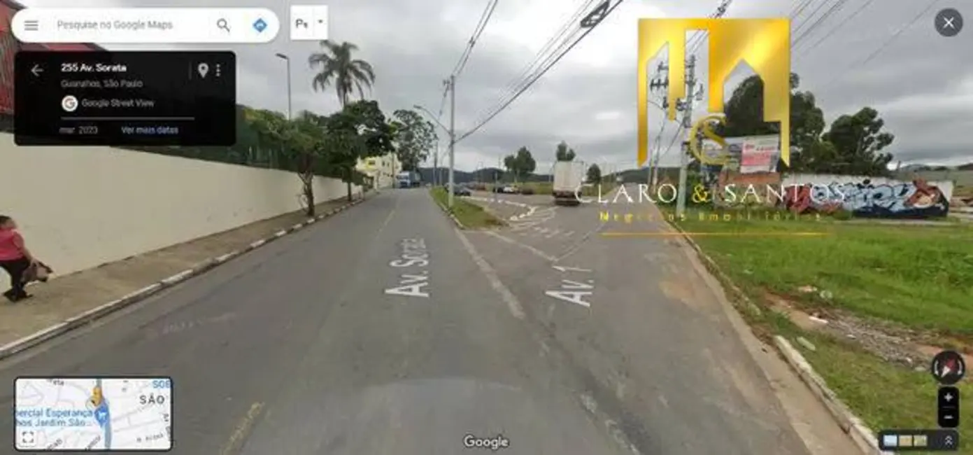 Foto 1 de Terreno / Lote à venda, 190m2 em Cidade Soberana, Guarulhos - SP