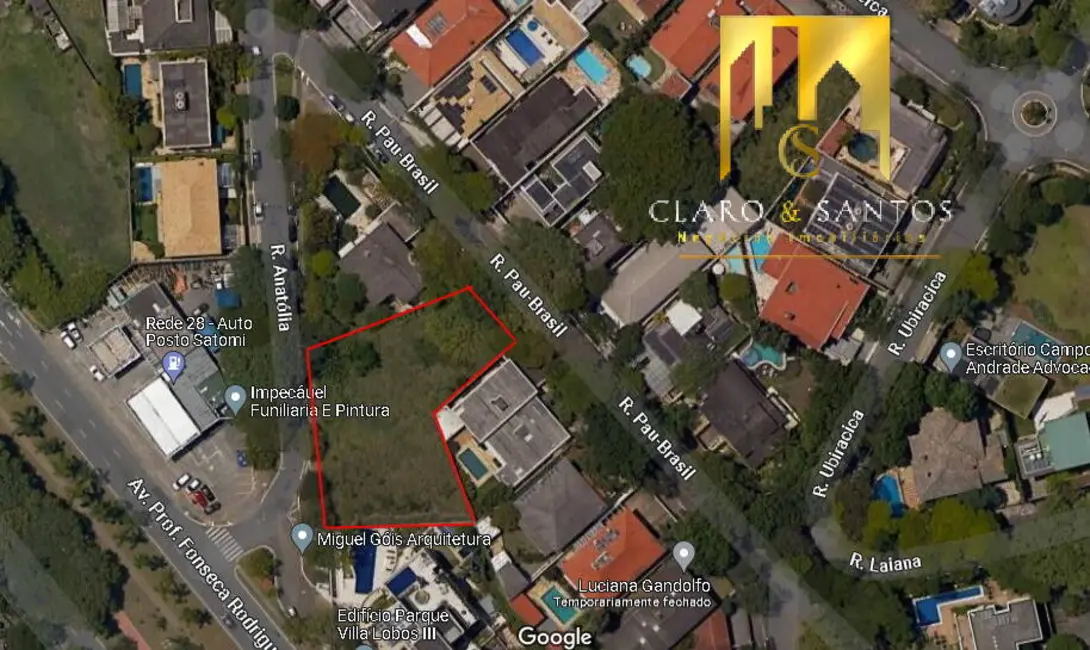 Foto 1 de Terreno / Lote à venda, 1621m2 em Boaçava, São Paulo - SP