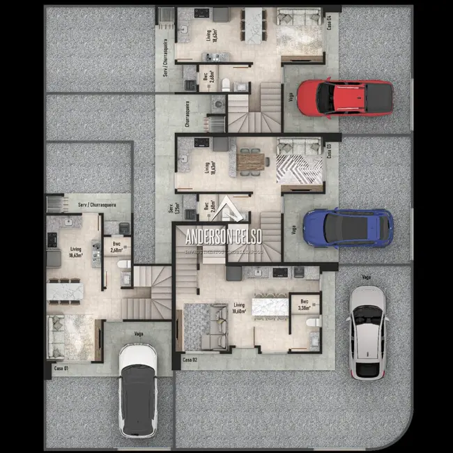 Sobrado com 2 quartos à venda, 65m2 em Barra Velha - SC - imagem 3 Foto 3 de Sobrado com 2 quartos à venda, 65m2 em Barra Velha - SC