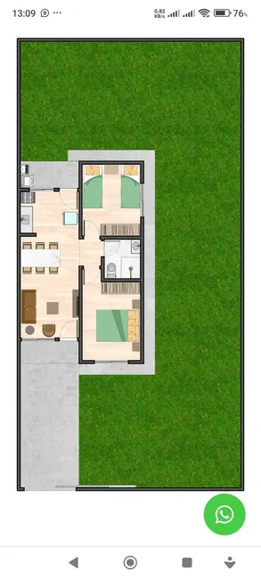 Foto 2 de Casa com 2 quartos à venda e para alugar, 49m2 em Sao Goncalo Do Amarante - RN