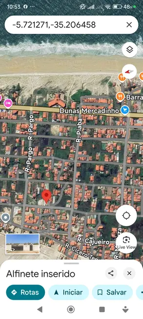 Foto 2 de Terreno / Lote à venda, 450m2 em Extremoz - RN
