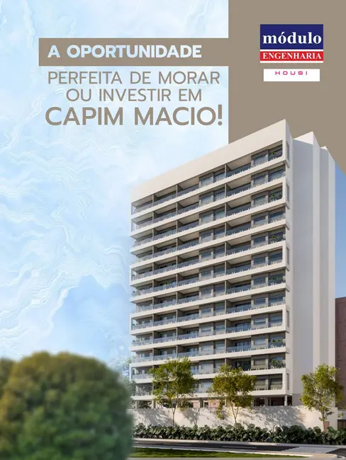 Apartamento com 2 quartos à venda, 60m2 em Capim Macio, Natal - RN - imagem 1 Foto 1 de Apartamento com 2 quartos à venda, 60m2 em Capim Macio, Natal - RN