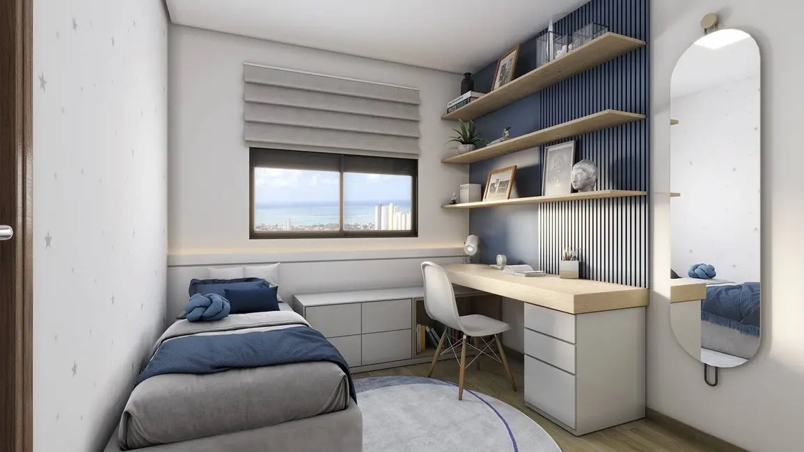 Foto 4 de Apartamento com 2 quartos à venda, 54m2 em Ponta Negra, Natal - RN