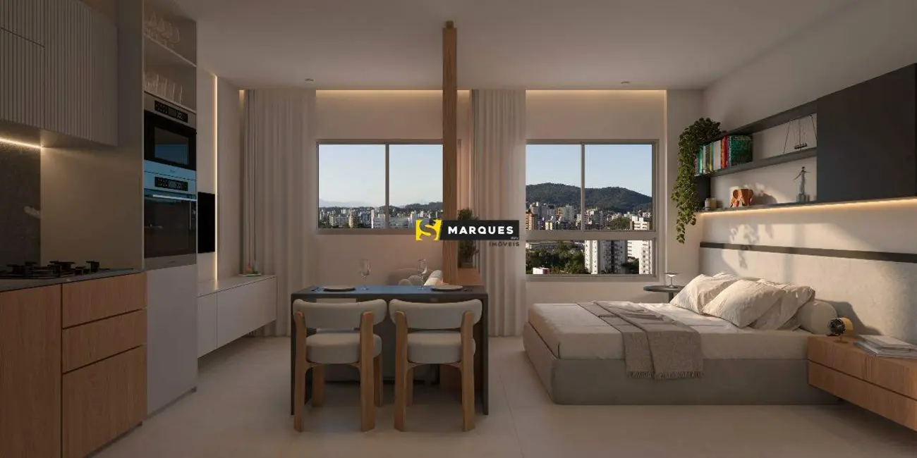 Foto 14 de Apartamento à venda, 27m2 em América, Joinville - SC