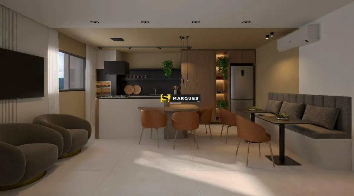 Foto 4 de Apartamento com 1 quarto à venda, 38m2 em América, Joinville - SC