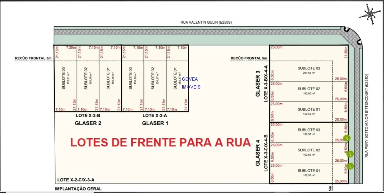 Foto 2 de Terreno / Lote à venda, 163m2 em Atuba, Curitiba - PR