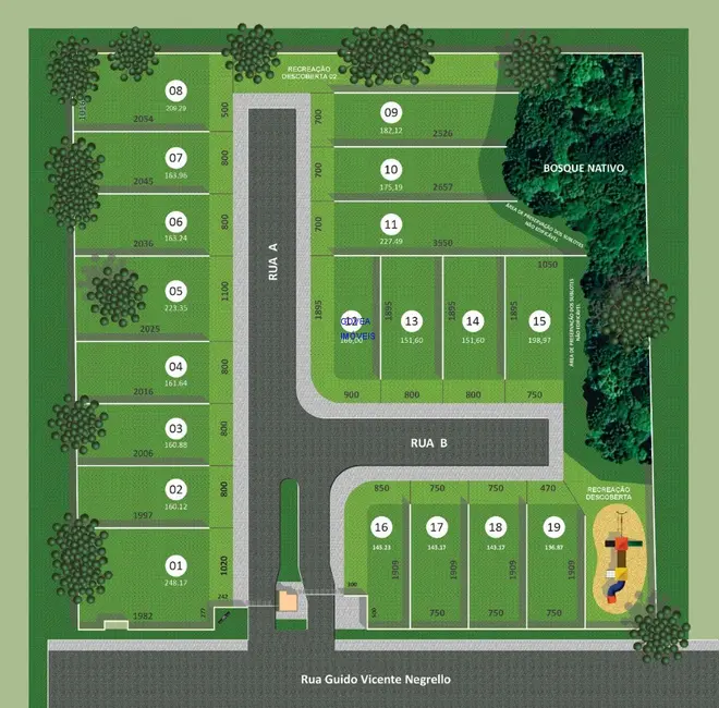 Terreno / Lote à venda, 259m2 em Umbará, Curitiba - PR - imagem 8 Foto 8 de Terreno / Lote à venda, 259m2 em Umbará, Curitiba - PR