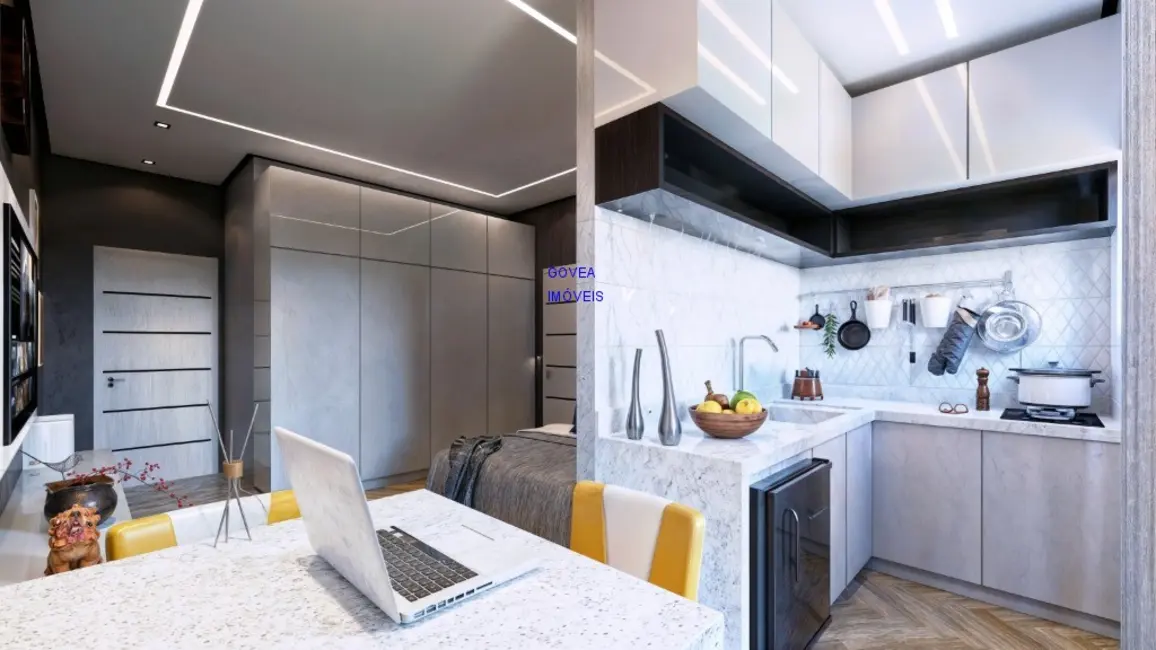 Foto 3 de Apartamento com 1 quarto à venda, 28m2 em Guaíra, Curitiba - PR