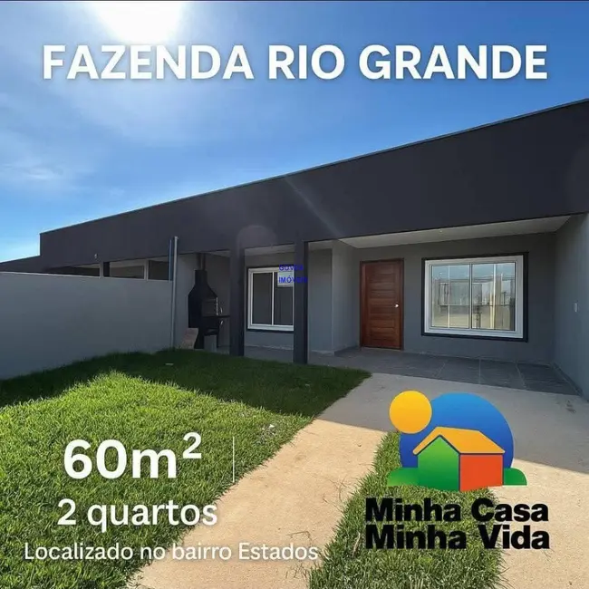 Foto 1 de Casa com 2 quartos à venda, 60m2 em Estados, Fazenda Rio Grande - PR
