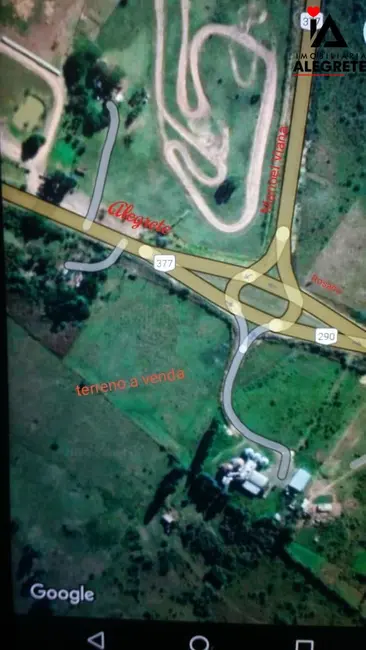 Foto 1 de Loja à venda, 30000m2 em Santos Dumont, Alegrete - RS