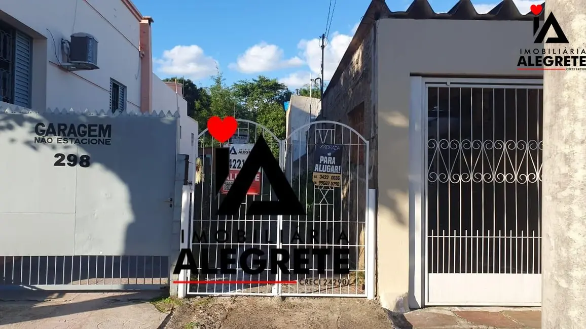 Foto 1 de Casa com 3 quartos para alugar, 36m2 em Cidade Alta, Alegrete - RS