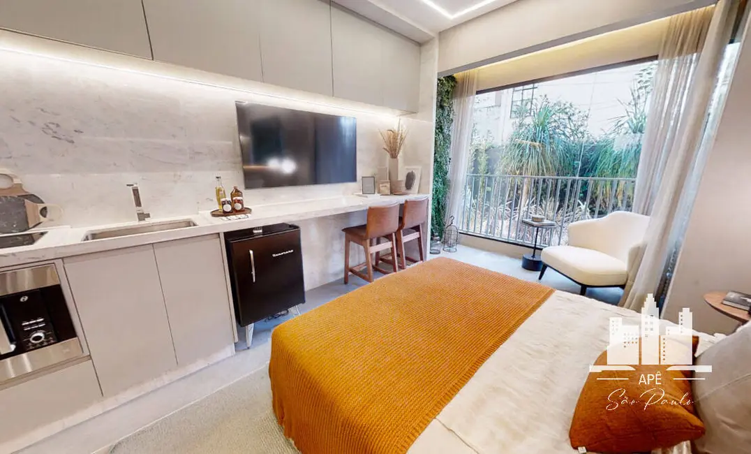 Apartamento à venda, 21m2 em Bela Vista, São Paulo - SP - imagem 3 Foto 3 de Apartamento à venda, 21m2 em Bela Vista, São Paulo - SP