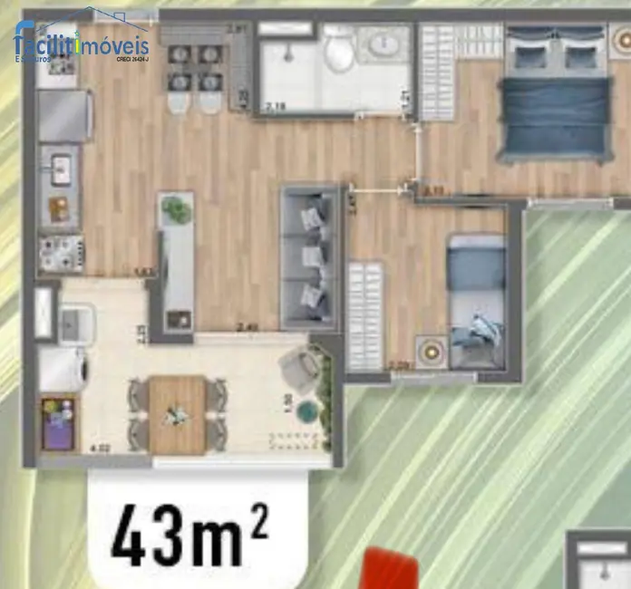 Foto 7 de Apartamento com 3 quartos à venda, 43m2 em Campestre, Santo Andre - SP