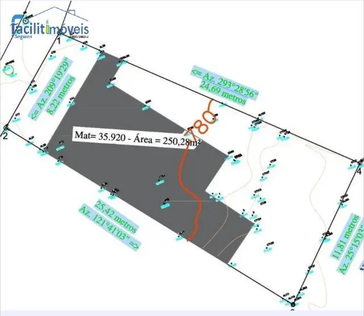 Foto 5 de Terreno / Lote à venda, 249m2 em Vila Guiomar, Santo Andre - SP