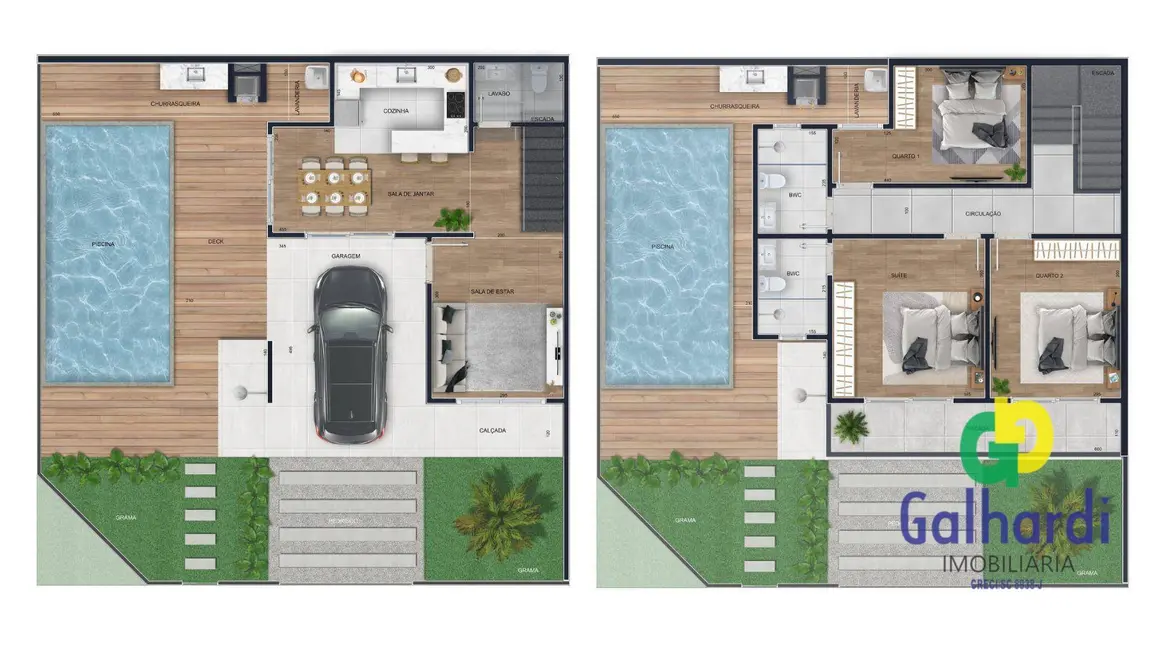 Foto 2 de Sobrado com 3 quartos à venda, 360m2 em Itapoa - SC