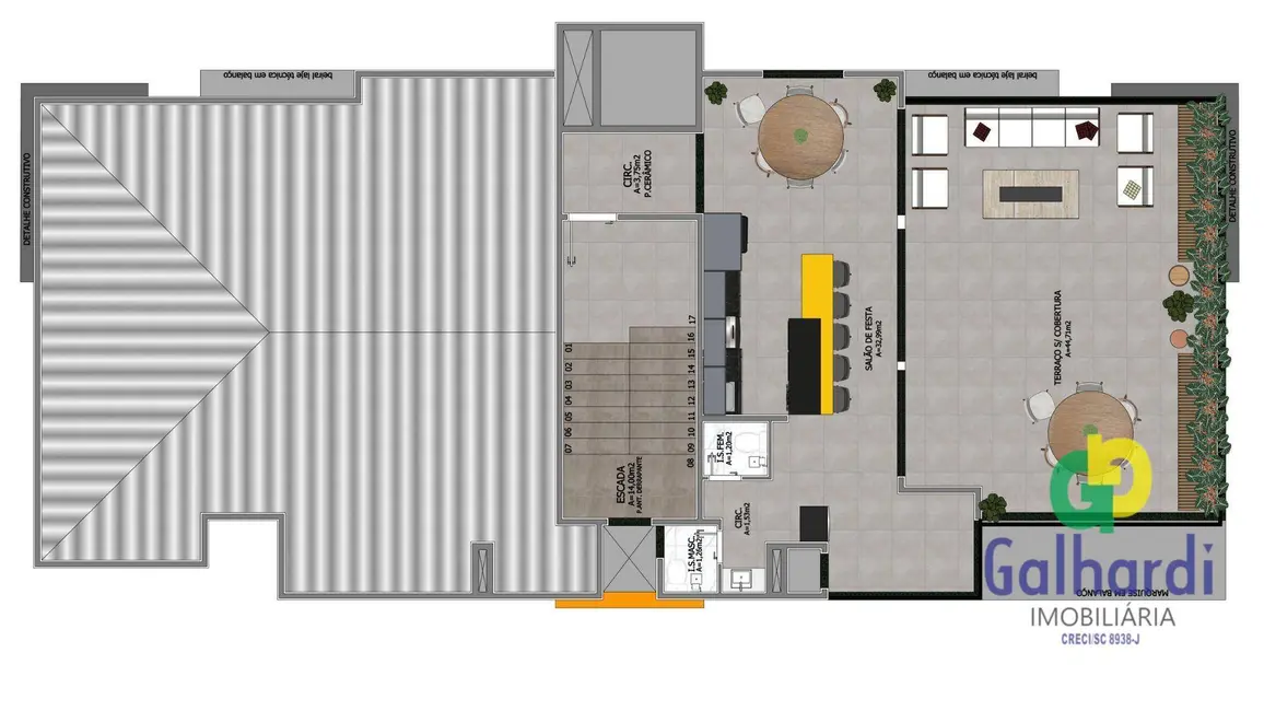 Foto 3 de Apartamento com 3 quartos à venda, 1603m2 em Itapoa - SC