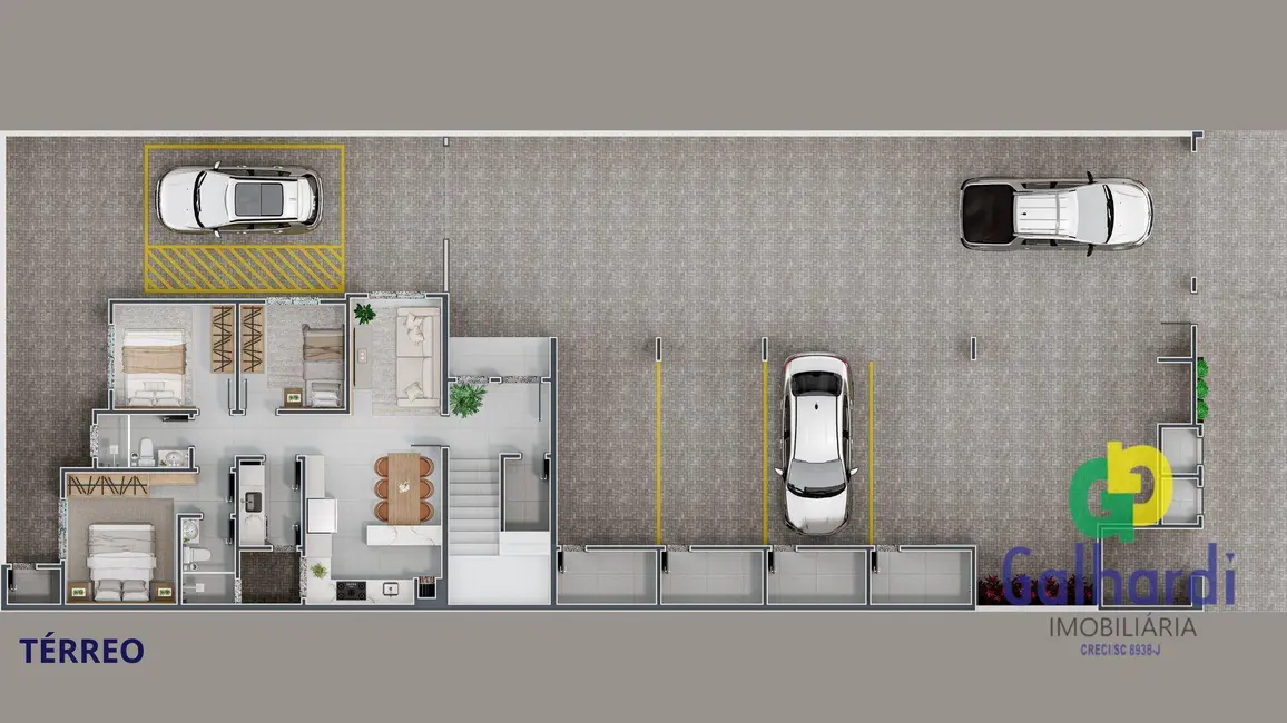 Foto 5 de Apartamento com 3 quartos à venda em Itapoa - SC