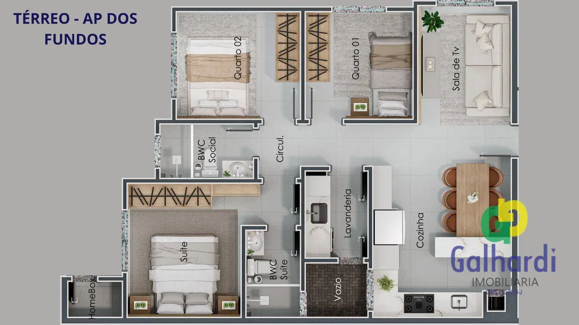 Foto 6 de Apartamento com 3 quartos à venda em Itapoa - SC