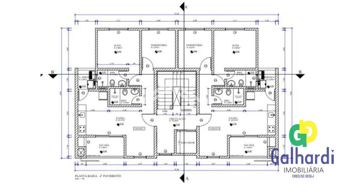 Foto 3 de Apartamento com 2 quartos à venda, 60m2 em Itapoa - SC