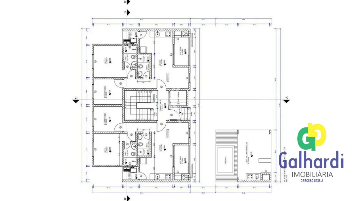 Foto 2 de Apartamento com 2 quartos à venda, 60m2 em Itapoa - SC