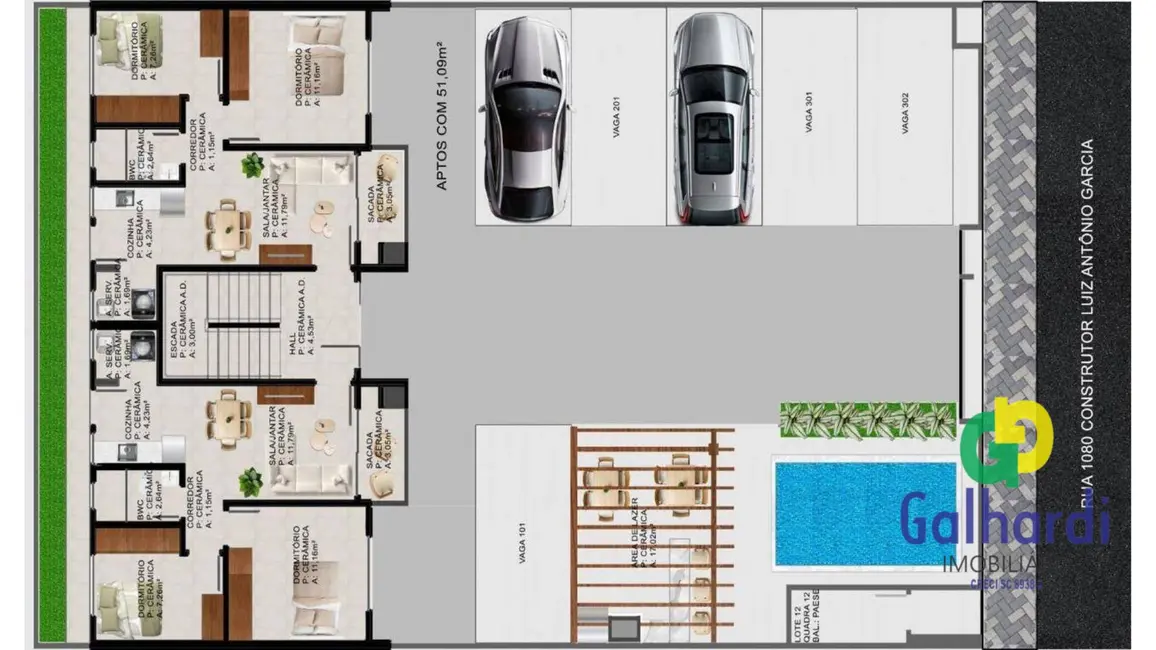 Foto 6 de Apartamento com 2 quartos à venda em Itapoa - SC