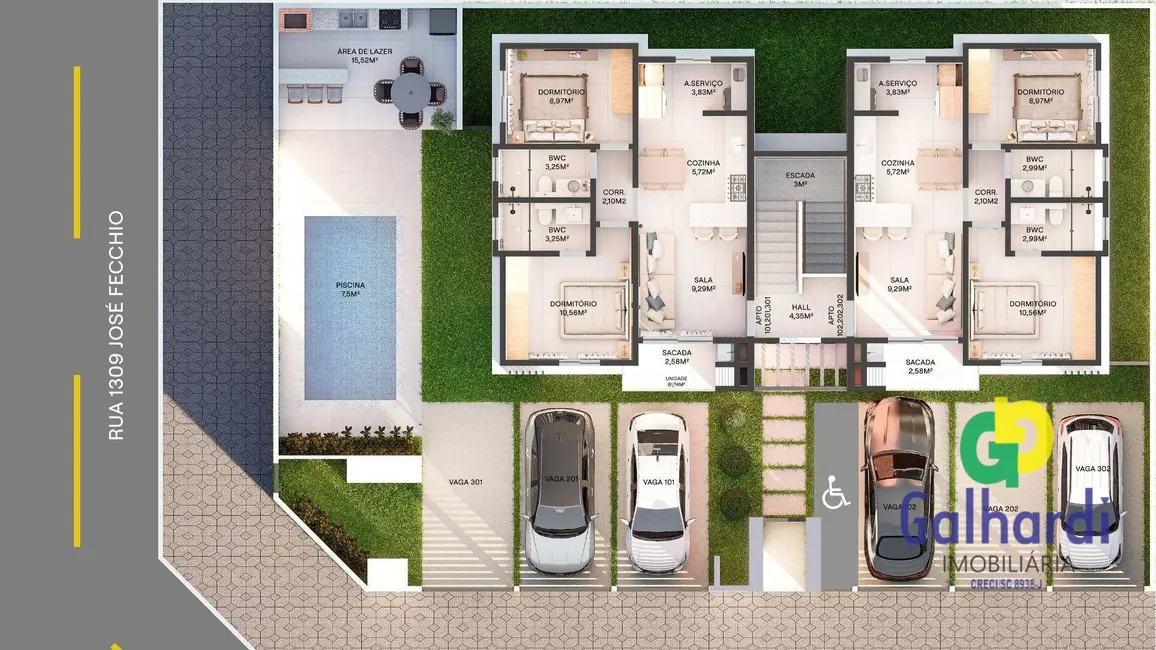 Foto 5 de Apartamento com 2 quartos à venda em Itapoa - SC