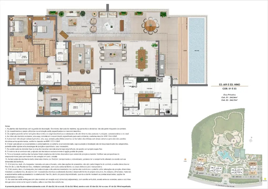 Apartamento com 6 quartos à venda, 344m2 em Barra da Tijuca, Rio De Janeiro - RJ - imagem 1 Foto 1 de Apartamento com 6 quartos à venda, 344m2 em Barra da Tijuca, Rio De Janeiro - RJ