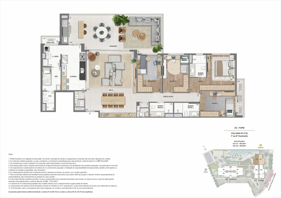 Apartamento com 4 quartos à venda, 185m2 em Barra da Tijuca, Rio De Janeiro - RJ - imagem 2 Foto 2 de Apartamento com 4 quartos à venda, 185m2 em Barra da Tijuca, Rio De Janeiro - RJ