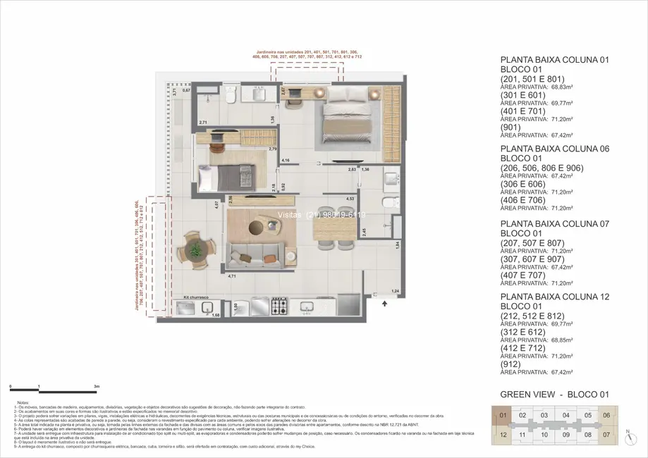 Apartamento com 2 quartos à venda, 71m2 em Barra da Tijuca, Rio De Janeiro - RJ - imagem 4 Foto 4 de Apartamento com 2 quartos à venda, 71m2 em Barra da Tijuca, Rio De Janeiro - RJ