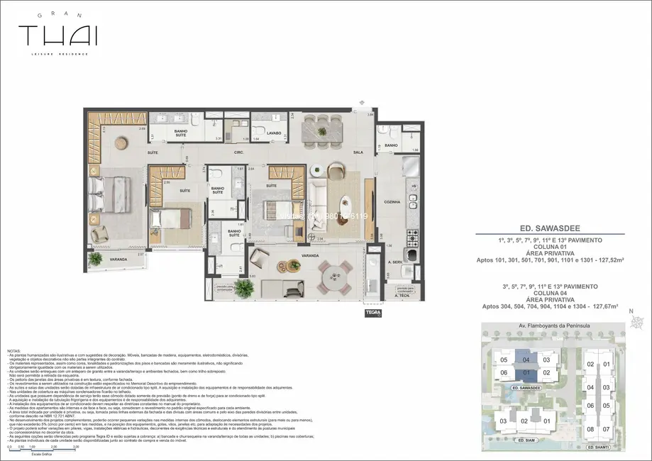 Foto 2 de Apartamento com 3 quartos à venda, 128m2 em Barra da Tijuca, Rio De Janeiro - RJ