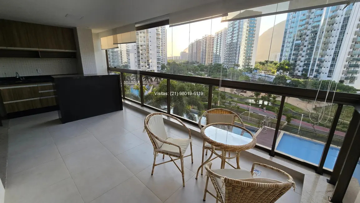 Apartamento com 4 quartos para alugar, 160m2 em Barra da Tijuca, Rio De Janeiro - RJ - imagem 7 Foto 7 de Apartamento com 4 quartos para alugar, 160m2 em Barra da Tijuca, Rio De Janeiro - RJ