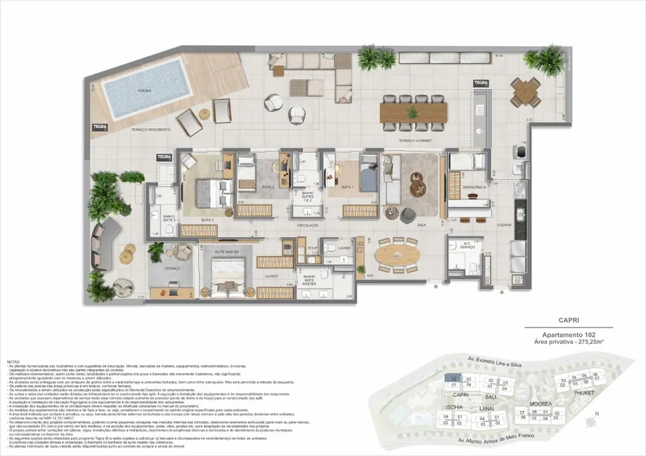 Foto 2 de Apartamento com 4 quartos à venda, 275m2 em Barra da Tijuca, Rio De Janeiro - RJ