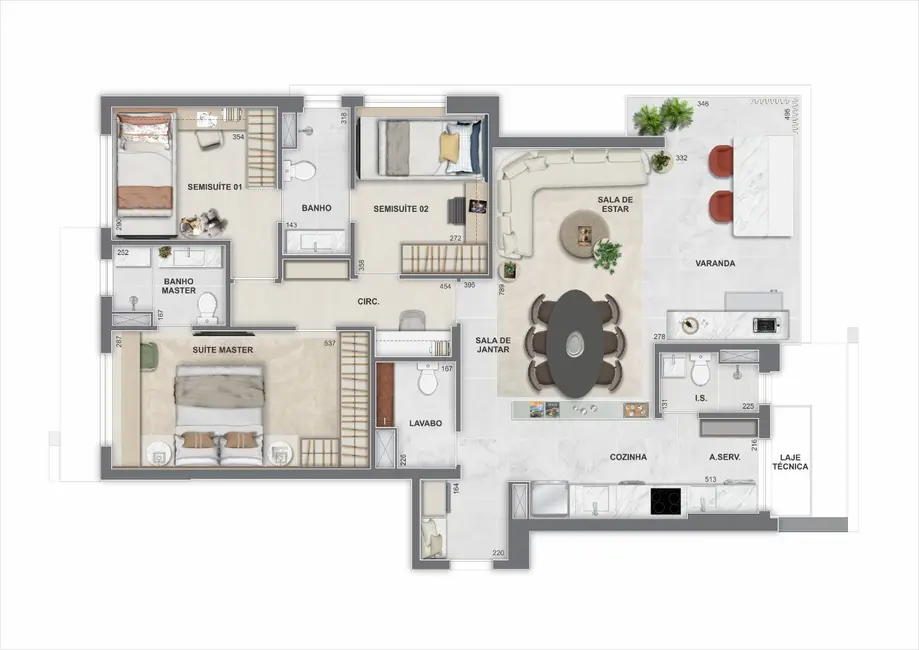 Foto 6 de Apartamento com 3 quartos à venda, 123m2 em Barra da Tijuca, Rio De Janeiro - RJ