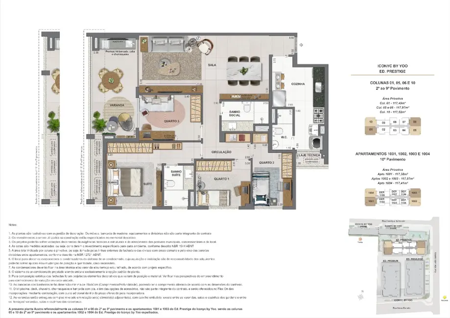 Foto 3 de Apartamento com 4 quartos à venda, 117m2 em Botafogo, Rio De Janeiro - RJ