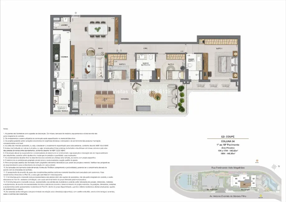 Foto 2 de Apartamento com 4 quartos à venda, 224m2 em Barra da Tijuca, Rio De Janeiro - RJ