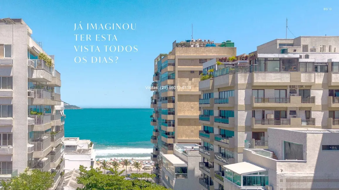 Foto 1 de Apartamento com 4 quartos à venda, 227m2 em Leblon, Rio De Janeiro - RJ