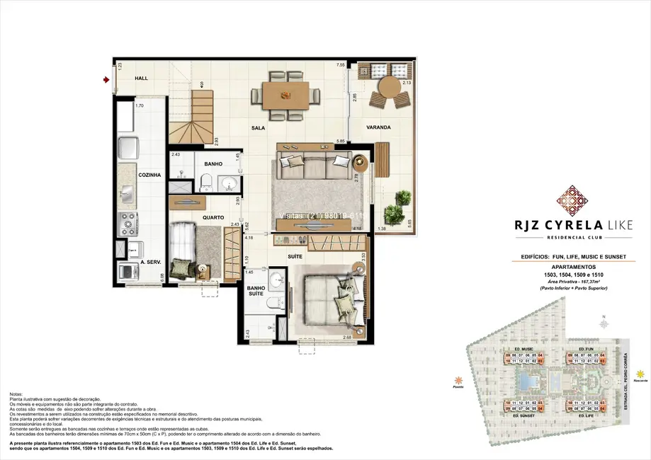 Foto 2 de Apartamento com 3 quartos à venda, 167m2 em Rio De Janeiro - RJ