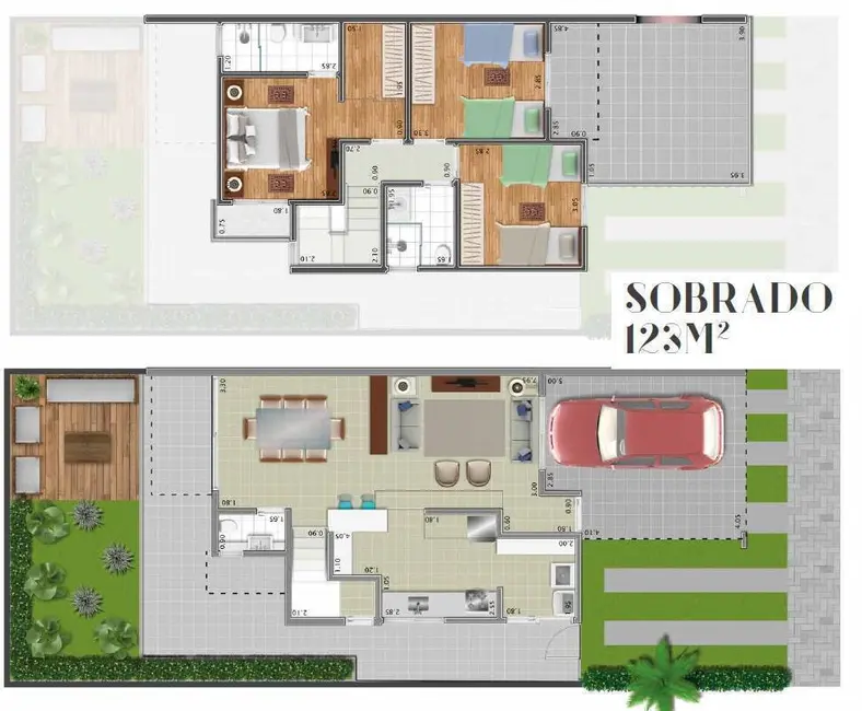 Casa de Condomínio com 3 quartos à venda, 123m2 em Jardim das Carpas, Jundiai - SP - imagem 2 Foto 2 de Casa de Condomínio com 3 quartos à venda, 123m2 em Jardim das Carpas, Jundiai - SP