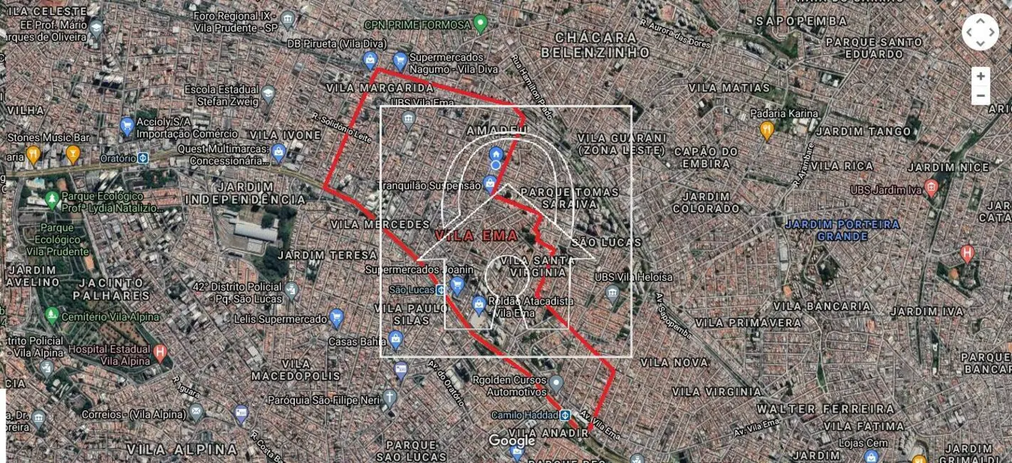 Terreno / Lote à venda, 923m2 em Vila Ema, São Paulo - SP - imagem 3 Foto 3 de Terreno / Lote à venda, 923m2 em Vila Ema, São Paulo - SP