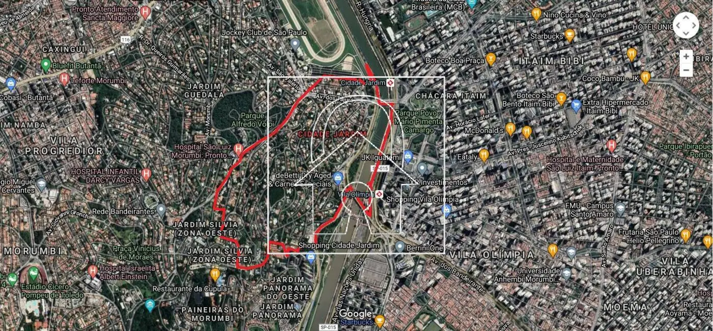 Foto 4 de Terreno / Lote à venda, 2128m2 em Cidade Jardim, São Paulo - SP