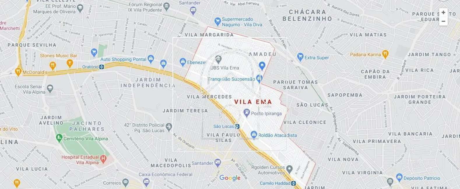 Foto 1 de Terreno / Lote à venda, 800m2 em Vila Ema, São Paulo - SP