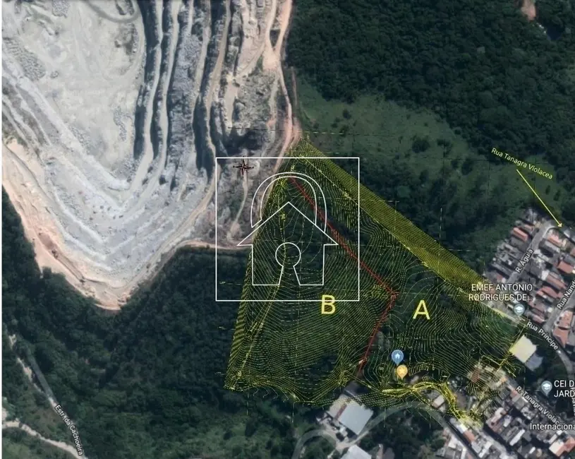 Foto 1 de Terreno / Lote à venda, 46378m2 em Parque Taipas, São Paulo - SP