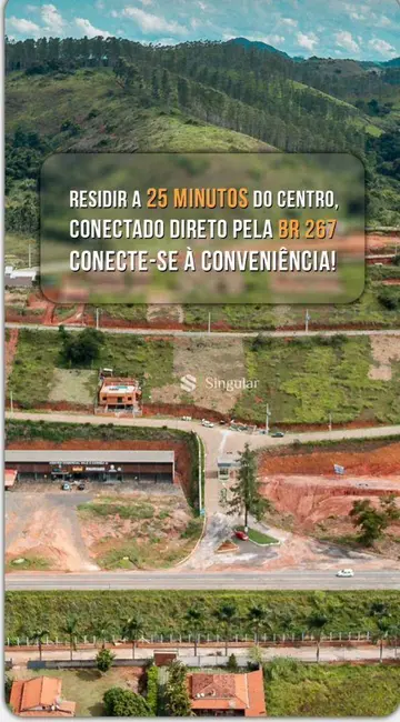 Foto 5 de Terreno / Lote à venda, 353m2 em Igrejinha, Juiz De Fora - MG